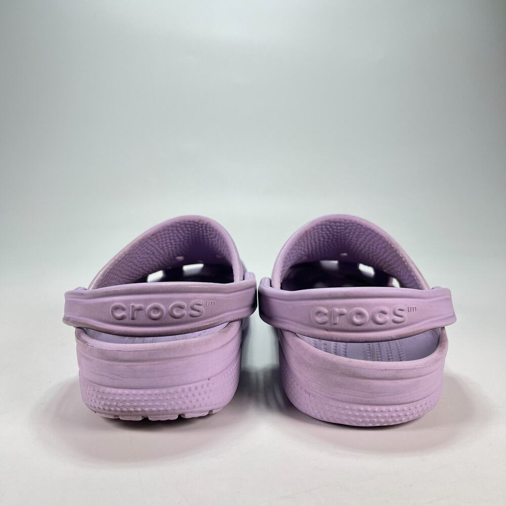 Crocs Classic Clog Lavender Comfort Casual Slip On Shoes 10001 Women's Size 7 - Picture 5 of 9